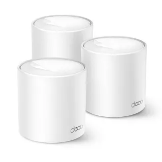 TP-Link Deco X10(3-pack) - AX1500 Meshový Wi-Fi 6 systém pre inteligentné domácnosti - Rodičovská kontrola - (3-pack) TP-Link Deco X10(3-pack) - AX1500 Meshový Wi-Fi 6 systém pre inteligentné domácnosti - Rodičovská kontrola - (3-pack)
