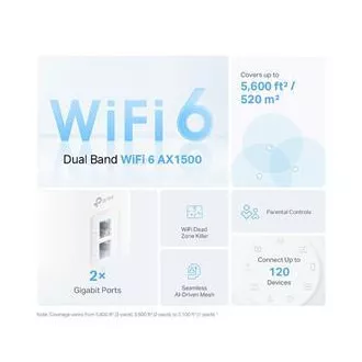 TP-Link Deco X10(3-pack) - AX1500 Meshový Wi-Fi 6 systém pre inteligentné domácnosti - Rodičovská kontrola - (3-pack) TP-Link Deco X10(3-pack) - AX1500 Meshový Wi-Fi 6 systém pre inteligentné domácnosti - Rodičovská kontrola - (3-pack)