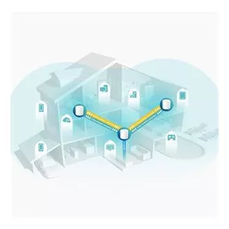TP-Link Deco X60(3-pack) - AX5400 Meshový Wi-Fi 6 systém pre inteligentné domácnosti - HomeCare - (3-pack)