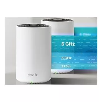 TP-Link Deco XE75 Pro (3-pack) - Multi-Gig 2,5 Gbps AXE5400 trojpásmový Meshový Wi-Fi 6E systém, HomeShield (3-pack) TP-Link Deco XE75 Pro (3-pack) - Multi-Gig 2,5 Gbps AXE5400 trojpásmový Meshový Wi-Fi 6E systém, HomeShield (3-pack)