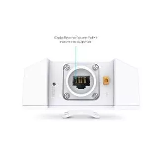 TP-Link EAP650-Outdoor - AX3000 WIFI prístupový bod Omada 1xGLAN, PoE/Passive PoE montáž na stožiar/múr Surge Protect