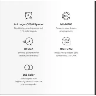 TP-Link WiFi smerovač Mercusys Halo H60X(2-pack) WiFi 6, AX1500, 3x GLAN2,4/5 GHz - Použité TP-Link WiFi smerovač Mercusys Halo H60X(2-pack) WiFi 6, AX1500, 3x GLAN2,4/5 GHz - Použité
