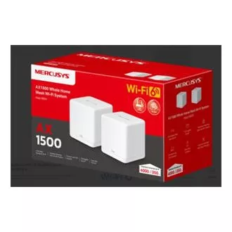 TP-Link WiFi smerovač Mercusys Halo H60X(2-pack) WiFi 6, AX1500, 3x GLAN2,4/5 GHz TP-Link WiFi smerovač Mercusys Halo H60X(2-pack) WiFi 6, AX1500, 3x GLAN2,4/5 GHz