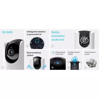 TP-Link Tapo C225 - Domáca bezpečnostná Wi-Fi kamera, 4MP (2560 × 1440), ONVIF