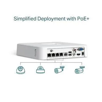 TP-LINK Záznamové zariadenie VIGI NVR1104H-4P 4 kanálov, 4x Lan s PoE, 2x USB TP-LINK Záznamové zariadenie VIGI NVR1104H-4P 4 kanálov, 4x Lan s PoE, 2x USB