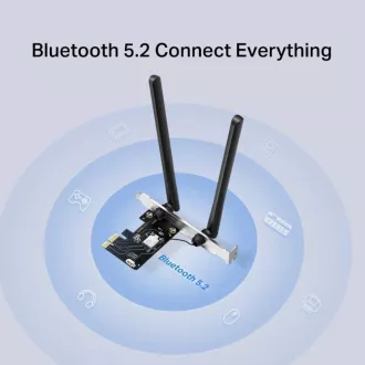 MERCUSYS MA86XE - PCI Express Adaptér AXE5400, Bezdrôtový WiFi 6E