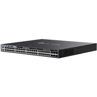 TP-Link SG6654X Omada 48-Port Gigabitový Stackable L3 Switch, 48 gigabitových RJ45 portov a 6× 10 Gbps SFP+ slotov