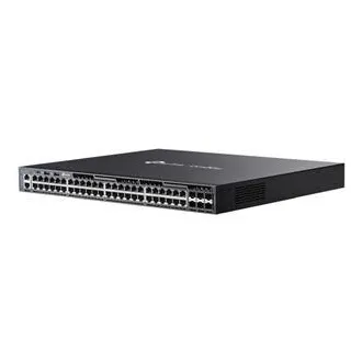 TP-Link SG6654X Omada 48-Port Gigabitový Stackable L3 Switch, 48 gigabitových RJ45 portov a 6× 10 Gbps SFP+ slotov