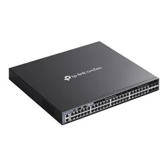 TP-Link SG6654X Omada 48-Port Gigabitový Stackable L3 Switch, 48 gigabitových RJ45 portov a 6× 10 Gbps SFP+ slotov