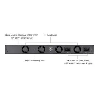 TP-Link SG6654X Omada 48-Port Gigabitový Stackable L3 Switch, 48 gigabitových RJ45 portov a 6× 10 Gbps SFP+ slotov