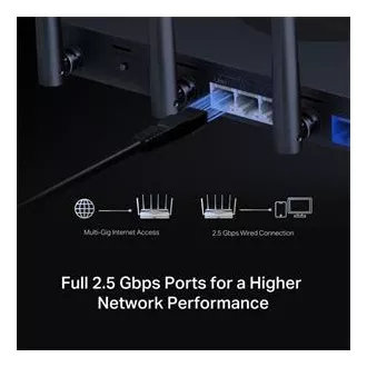 MERCUSYS MR47BE - BE9300 Tri-Band Wi-Fi 7 Router, 2.5 G WAN, 3x 2.5 G LAN, EasyMesh