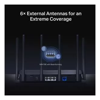 MERCUSYS MR47BE - BE9300 Tri-Band Wi-Fi 7 Router, 2.5 G WAN, 3x 2.5 G LAN, EasyMesh