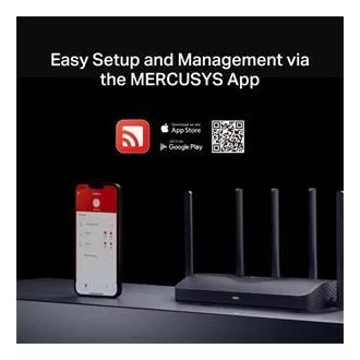 MERCUSYS MR47BE - BE9300 Tri-Band Wi-Fi 7 Router, 2.5 G WAN, 3x 2.5 G LAN, EasyMesh