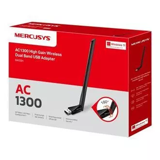 MERCUSYS MA30H - AC1300 Bezdrôtový dvojpásmový USB adaptér - anténa, s vysokým ziskom