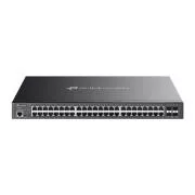 TP-Link SG3452XMPP Omada 48-portový gigabitový a 4-portový 10GE SFP+ L2+ riadený switch so 40 portami PoE+ a 8 portami PoE++