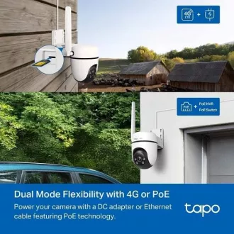 TP-Link Tapo C501GW - Vonkajšia 4G LTE otočná/naklápacia kamera, LTE/LAN, 2MP (1920x1080) 122 °, ONVIF