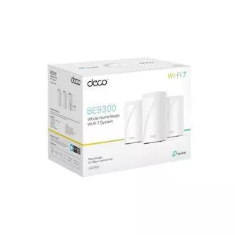 TP-Link Deco BE65(3-pack) BE9300 Trojpásmový systém Mesh WiFi 7 pre celú domácnosť, 4x 2.5GLAN, USB, 2,4/5/6GHz, HomeShi