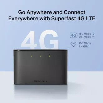 Mercusys MT110 - 4G LTE Mobilný N150 Wi-Fi Modem a router