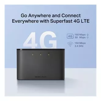 Mercusys MT110 - 4G LTE Mobilný N150 Wi-Fi Modem a router