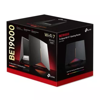TP-Link Archer GE800 - BE19000, 1x10GLAN, 2x2,5 GLAN, 4xLAN, 1x USB 3.0, trojpásmový herný Wi-Fi 7 router, HomeShiel ™, EasyMesh ™