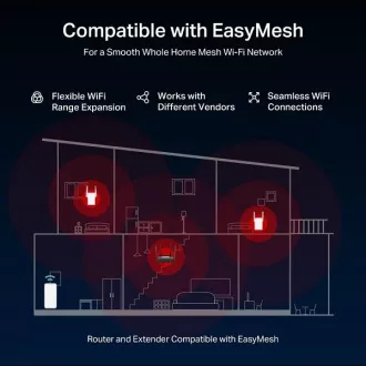 Mercusys MR25BE Dvojpásmový Wi-Fi 7 router BE3600