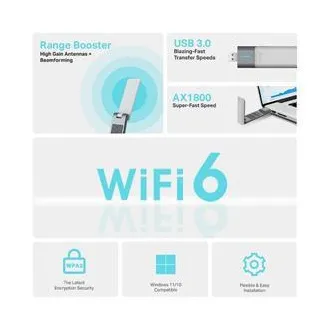 TP-Link Archer TX20UH - Bezdrôtový USB adaptér AX1800 s vysokým ziskom TP-Link Archer TX20UH - Bezdrôtový USB adaptér AX1800 s vysokým ziskom
