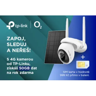 TP-Link Tapo C665G KIT Solárne napájaná bezpečnostná kamera s otáčaním/naklápaním (Pán/Tilt), Wi-Fi a 4G LTE