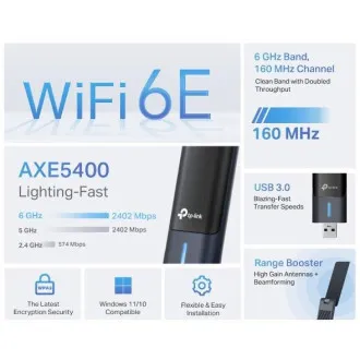 TP-Link Archer TBE230UH - dvojpásmový bezdrôtový USB adaptér Wi-Fi 7 Mini