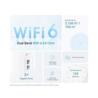 TP-Link Deco PX10(3-pack) - AX1500+AV1000 Meshový Wi-Fi 6 systém pre inteligentné domácnosti (2-pack) TP-Link Deco PX10(3-pack) - AX1500+AV1000 Meshový Wi-Fi 6 systém pre inteligentné domácnosti (2-pack)