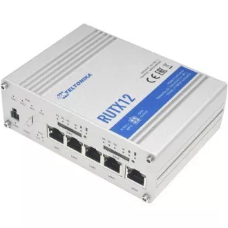 Teltonika Dual LTE Cat 6 Industrial Cellular Router - RUTX12 Teltonika Dual LTE Cat 6 Industrial Cellular Router - RUTX12