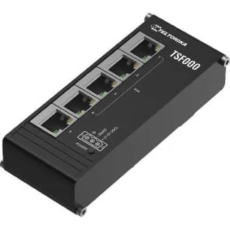 Teltonika TSF000 Priemyselný Flat PoE switch bez manažmentu, 5x LAN Teltonika TSF000 Priemyselný Flat PoE switch bez manažmentu, 5x LAN