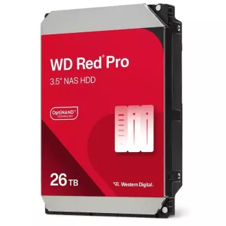 WD RED Pre NAS WD260KFGX 26TB SATAIII/600 512 MB cache, 272 MB/s, CMR
