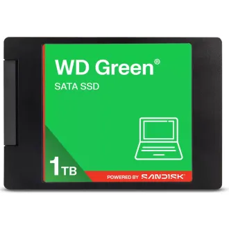 WD GREEN SSD 3D NAND WDS100T5G0A 1TB, SATA III 6 Gb/s, 545MB/s, 2.5" WD GREEN SSD 3D NAND WDS100T5G0A 1TB, SATA III 6 Gb/s, 545MB/s, 2.5"