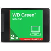 WD GREEN SSD 3D NAND WDS200T5G0A 2TB, SATA III 6 Gb/s, 545MB/s, 2.5"