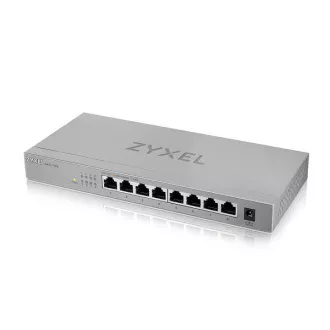 Zyxel XMG-108HP 8 Ports 2,5 G + 1 SFP+, 8 portov 100 W PoE++ Desktop MultiGig unmanaged Switch Zyxel XMG-108HP 8 Ports 2,5 G + 1 SFP+, 8 portov 100 W PoE++ Desktop MultiGig unmanaged Switch