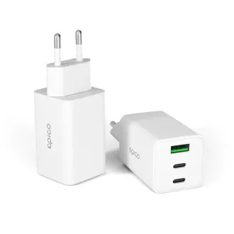 Epico UltraBoost GaN 65W sieťový adaptér EA65 - biela