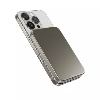 Epico Qi2 5000mAh Alu Mag+ PowerBanka EM51-titán
