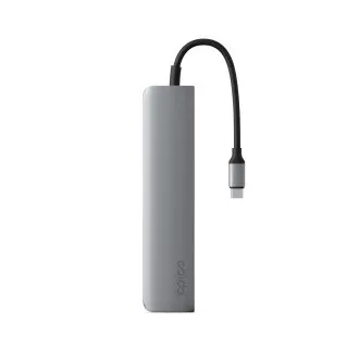 Epico 6v1 hliníkový USB-C 8K húb - šedá Epico 6v1 hliníkový USB-C 8K húb - šedá
