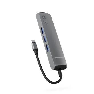 Epico 6v1 Slim Hub 8K s USB-C konektorom - šedá Epico 6v1 Slim Hub 8K s USB-C konektorom - šedá