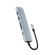 Epico 6v1 hliníkový USB-C 8K húb - modrá