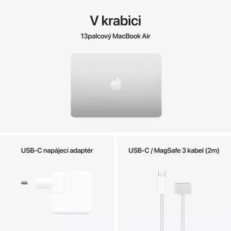 Apple MacBook Air 13"/M4/13,6"/2560x1664/16GB/512GB SSD/M4/Sequoia/Silver/1R Apple MacBook Air 13"/M4/13,6"/2560x1664/16GB/512GB SSD/M4/Sequoia/Silver/1R