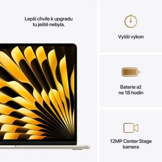 Apple MacBook Air 15"/M4/15,3"/2880x1864/24GB/512GB SSD/M4/Sequoia/Starlight/1R Apple MacBook Air 15"/M4/15,3"/2880x1864/24GB/512GB SSD/M4/Sequoia/Starlight/1R