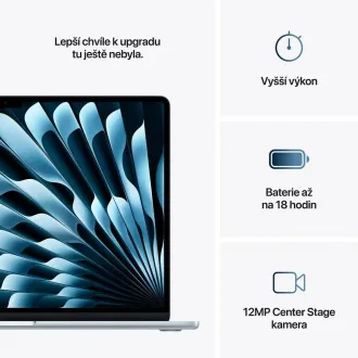 Apple MacBook Air 15"/M4/15,3"/2880x1864/24GB/512GB SSD/M4/Sequoia/Sky Blue/1R