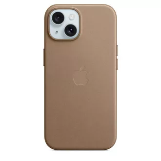 iPhone 15+ FineWoven Case with MS - Taupe iPhone 15+ FineWoven Case with MS - Taupe
