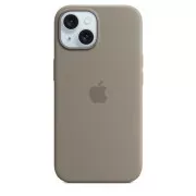 iPhone 15 Silicone Case with MagSafe - Clay