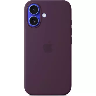 iPhone 16 Silicone Case with MS - Plum iPhone 16 Silicone Case with MS - Plum