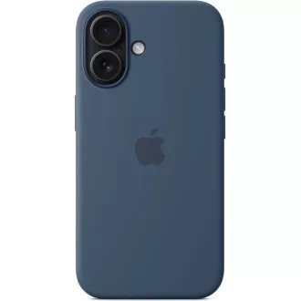 iPhone 16 Plus Silicone Case with MS - Denim iPhone 16 Plus Silicone Case with MS - Denim