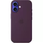 iPhone 16 Plus Silicone Case with MS - Plum