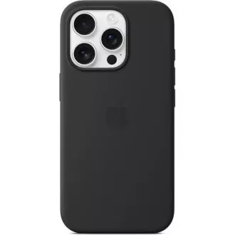 iPhone 16 Pro Silicone Case with MS - Black