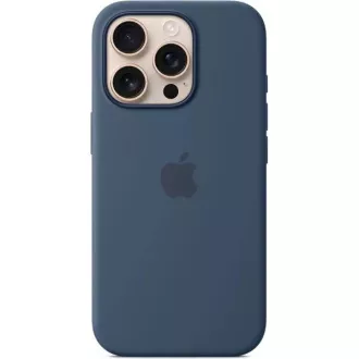 iPhone 16 Pro Silicone Case with MS - Denim